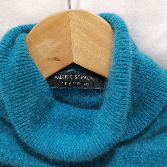 Valerie Stevens 100% cashmere turtle neck sweater - Picture 2 of 4